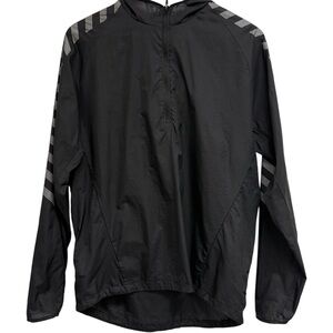 Nike Black Lightweight Jacket with Gray Accents